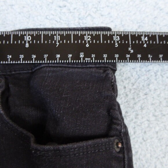 Levi's Jeans Women's 4 Black Classic Fit Mid Rise Skinny Stretch Denim - Picture 10 of 13